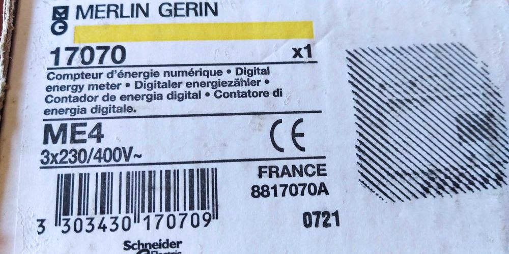 Contadores elétrico, monofásico ou trifásico,  Amperímetro