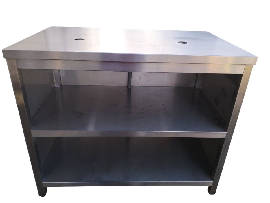 Bancada Inox com prateleiras