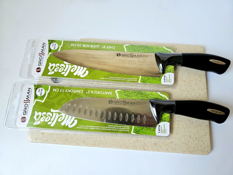 Шеф нож, нож Сантоку Grossman Melissa