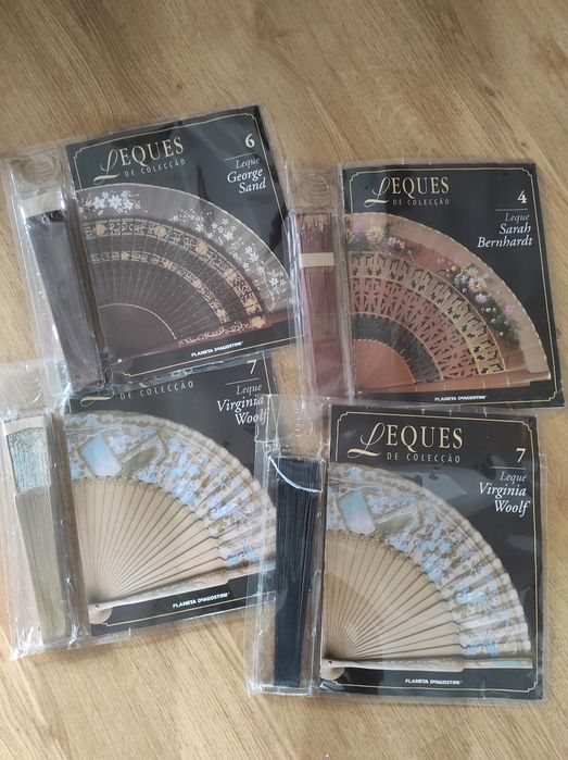 4 leques de coleção planeta de Agostini