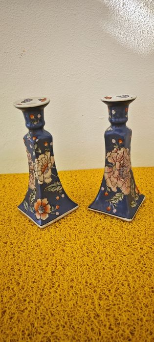 Castiçal em porcelana