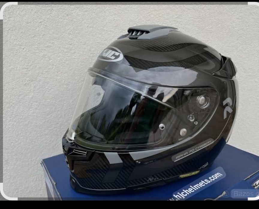 Capacete intregal Hjc rapha 70 em carbono tamanho L