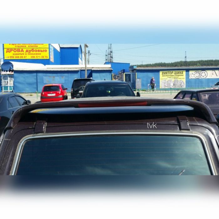 Спойлер "ЧП" Нива  2121-21213  ВАЗ спойлер широкий Скловолокно