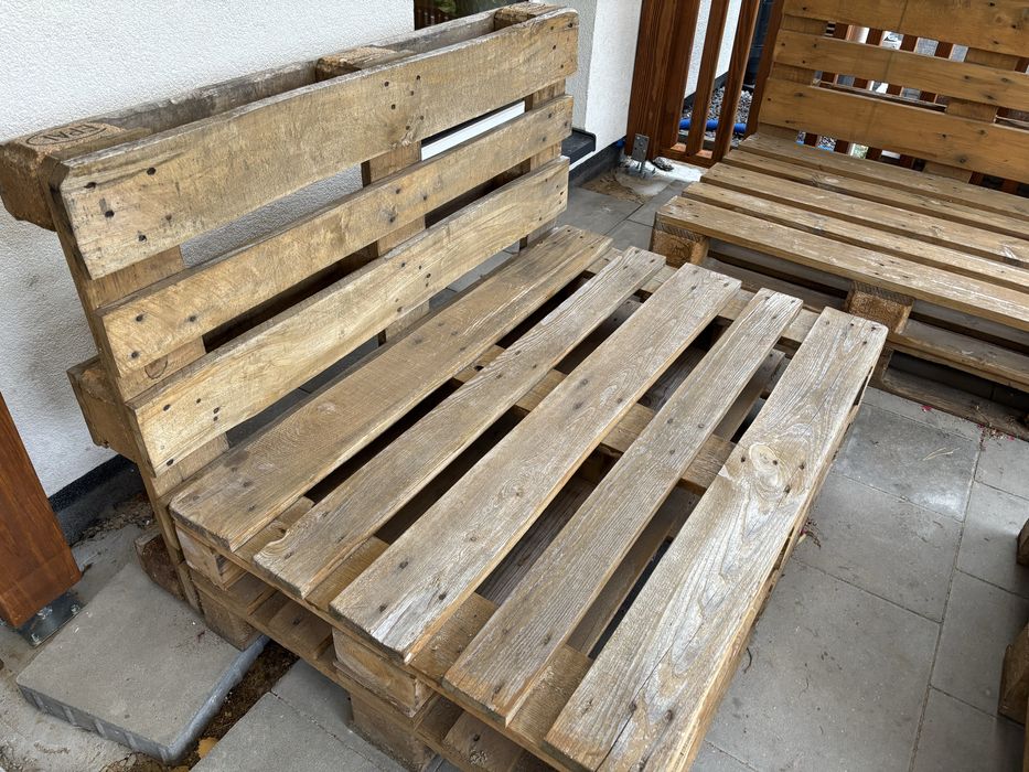 Meble z palet, palety, na taras, dzialkę, rod. Meble ogrodowe