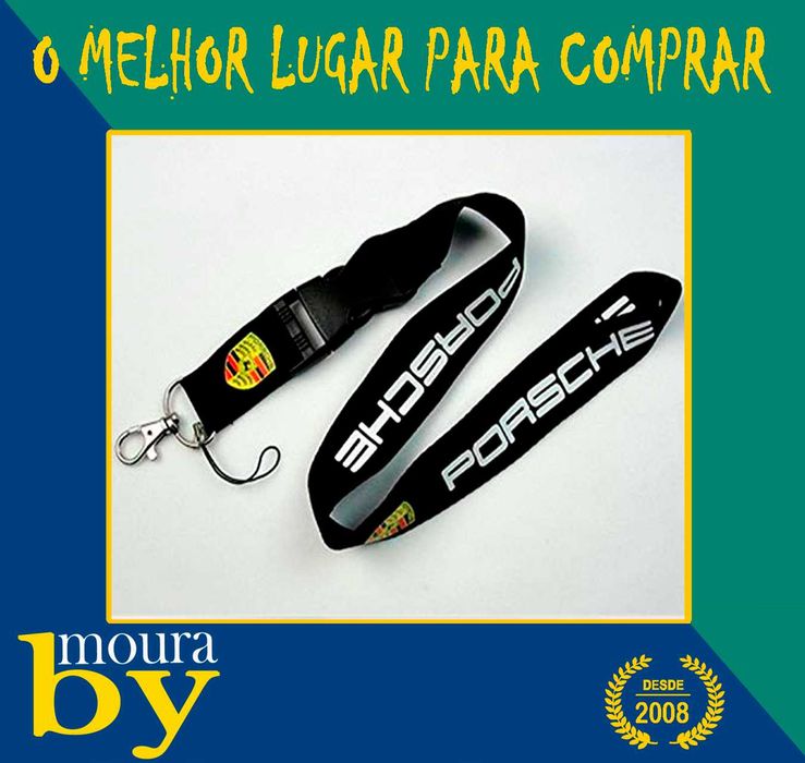 Fita de Pescoço ou Lanyard Porsche