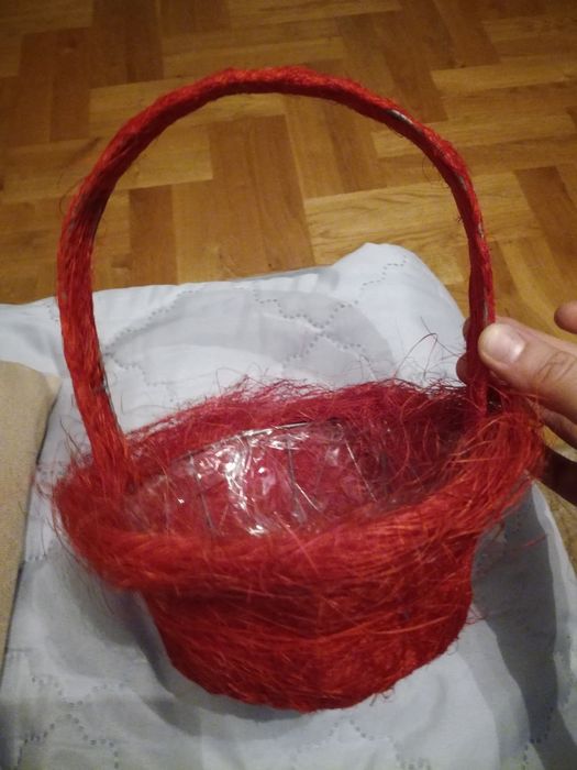Dekoracyjny koszyczek wysokość ok.24 cmx16 cm
