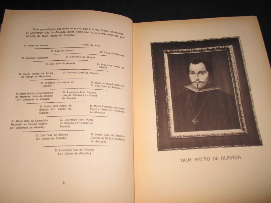 Livro Relação dos feitos de Dom Antão dAlmada 1940