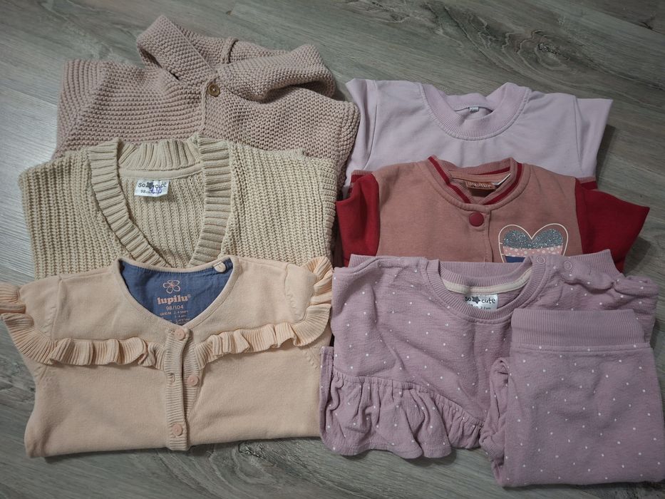 Paka ubrań r. 98 bluzy/swetry
