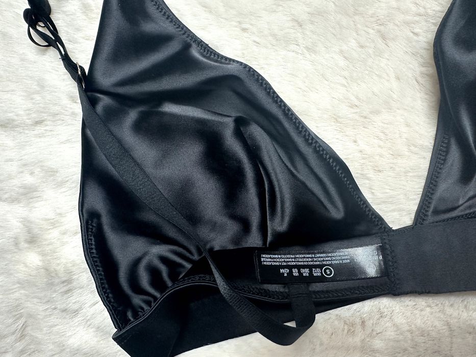 Primark czarny biustonosz miękki S