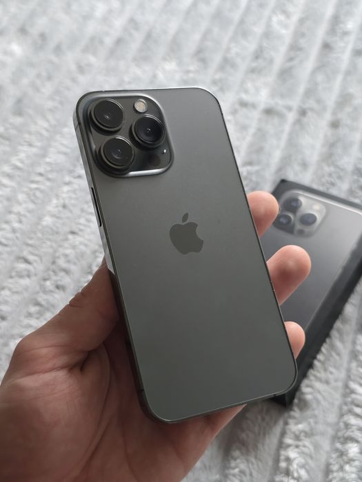iPhone 13 Pro 256GB Graphite | Stan Idealny | Bateria 88% | Zestaw