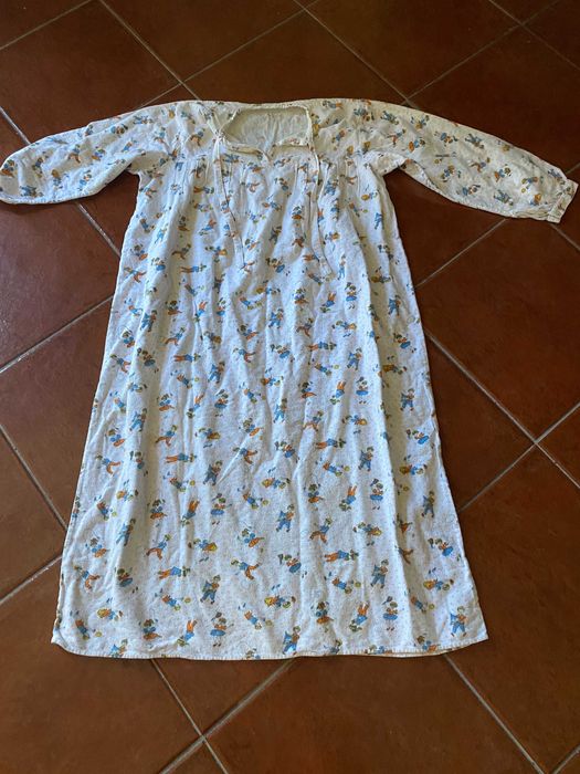 camisa de dormir tamanho 12