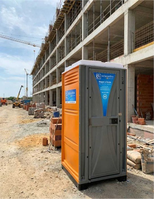 WC portátil para obra e estaleiro – aluguer mensal – Penafiel