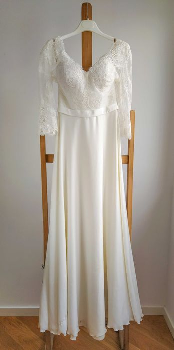 Suknia ślubna La Petra z koronką