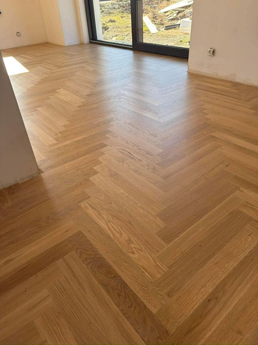 dąb deska warstwowa parkiet jodełka PRODUCENT