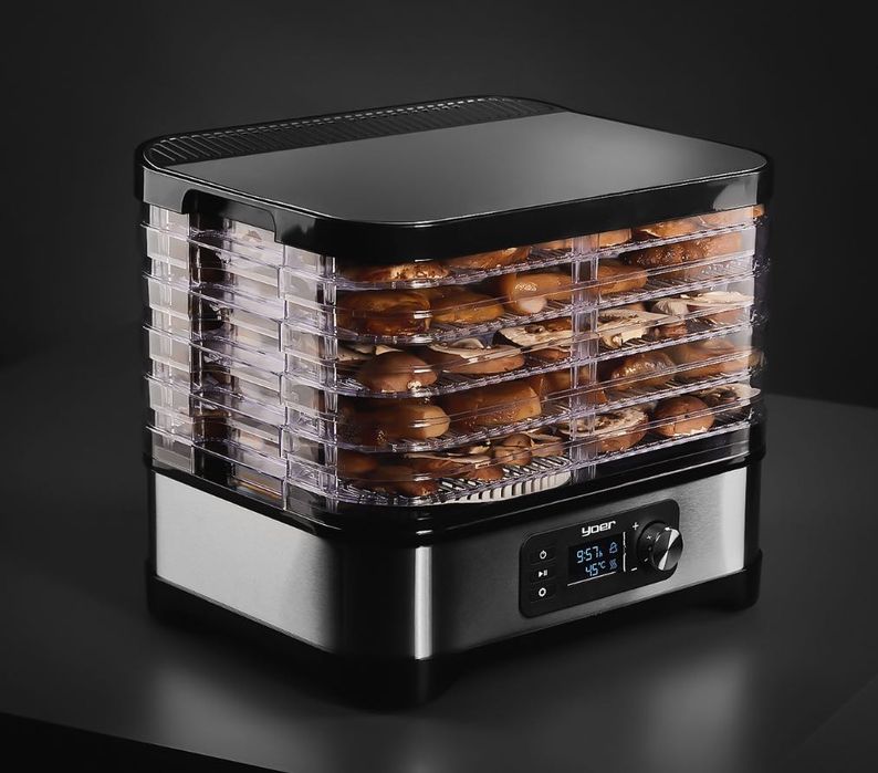 SUSZARKA SPOŻYWCZA DO GRZYBÓW Owoców Duża Mocna 450 W 6 Sit 9 Dodatków