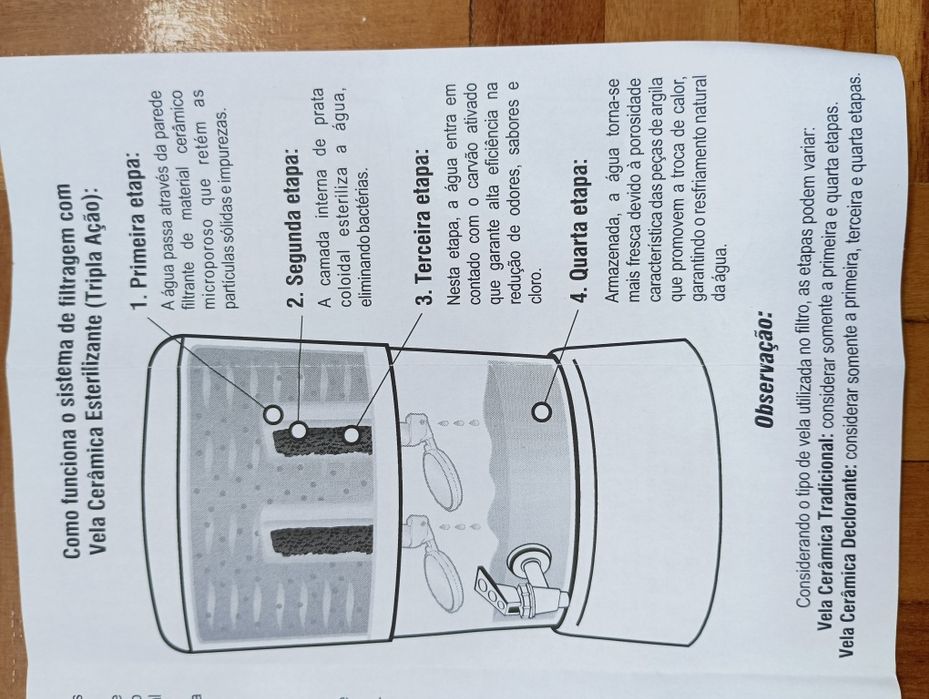 Filtro são João, argila do Brasil