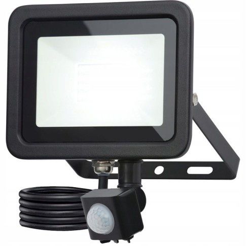 Naświetlacz halogen LED 20W z czujnikiem ruchu biały zimny SuperLED