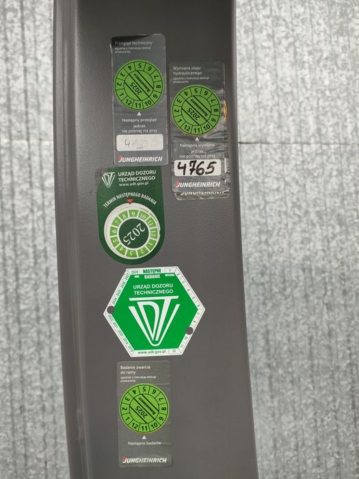 Sprzedam  elektryczny wózek widłowy Jungheinrich  EFG 216k.