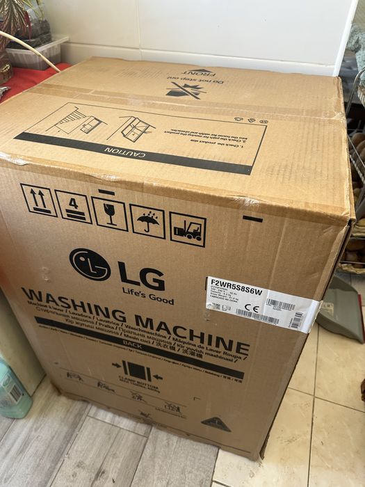 Máquina de Lavar Roupa LG 8kg Classe A – Nova | Ganha no Preço Certo