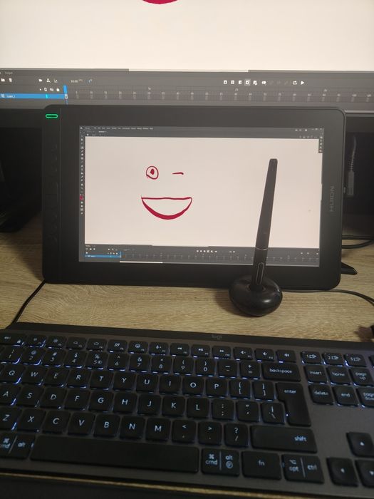 NOWY Huion Kamvas 13 tablet graficzny + długopis graficzny + rękawiczka.