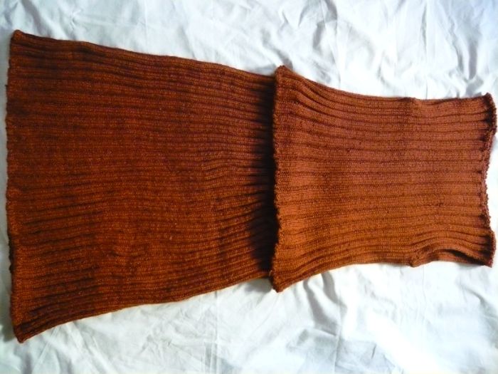 saia e blusa - outono/inverno,, em malha canelada