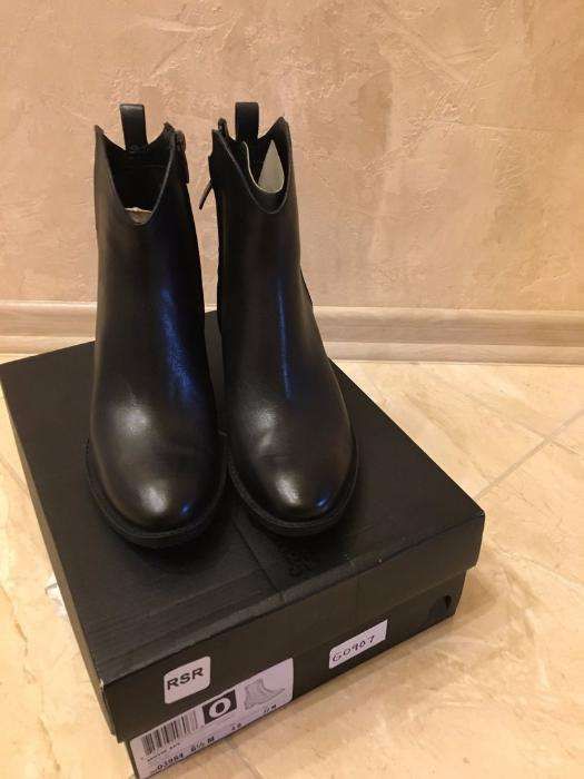 Ботильоны, полусапожки кожанные Clarks 37р