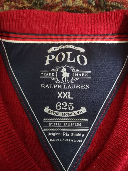 Sweter męski polo Ralph Lauren sesja święta świąteczny XL