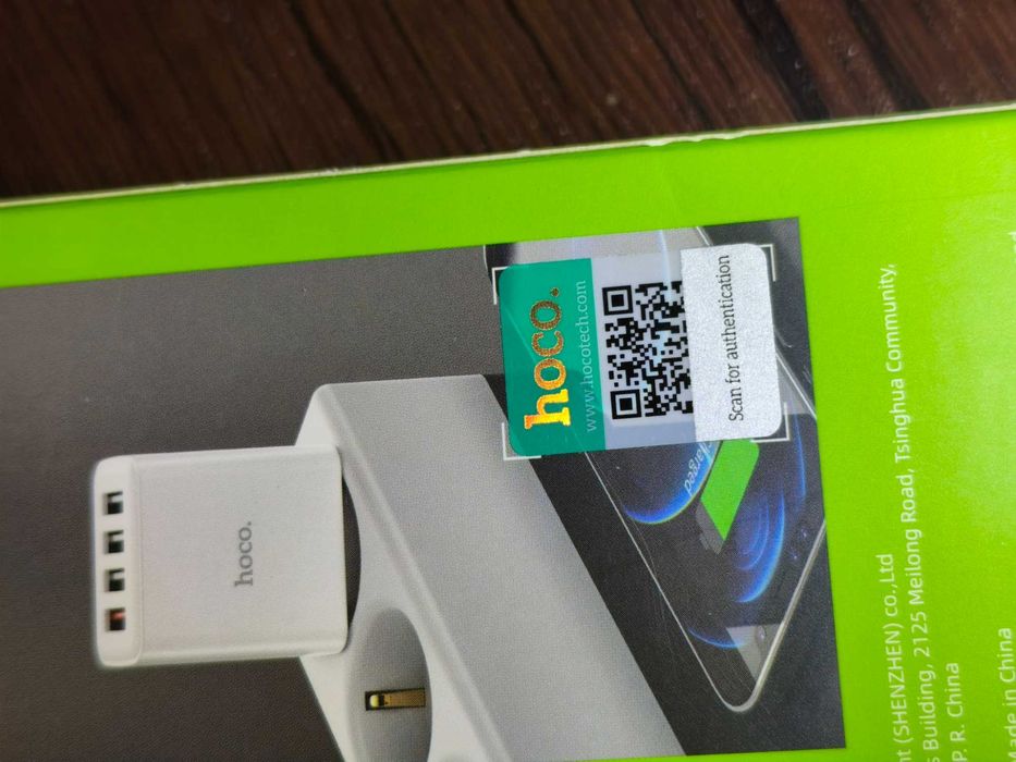 Зарядное hoco. на 4 USB с быстрой зарядкой