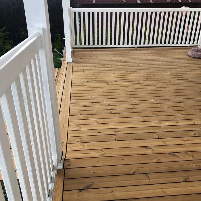 Thermo Sosna deska tarasowa ryflowana + TRANSPORT