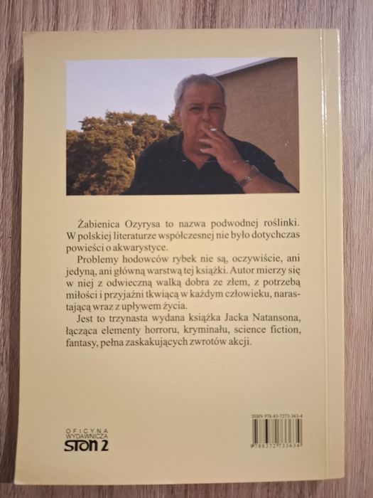 Książka Żabienica Ozyrysa Jacek Natanson