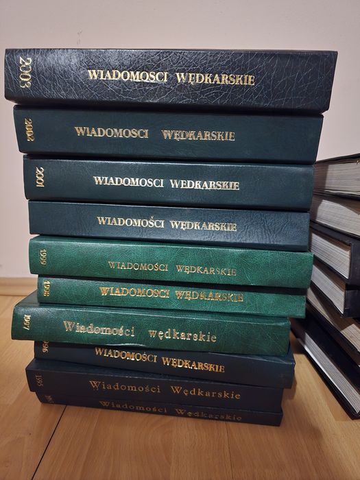 Oprawione roczniki czasopism wędkarskich