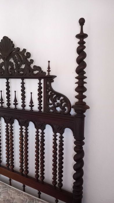 Conjunto mobília quarto - Pau Preto