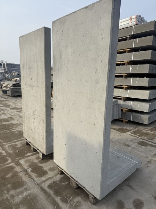 Mury ogrodzeniowe z betonu architektonicznego elki ogrodzeniowe HIT