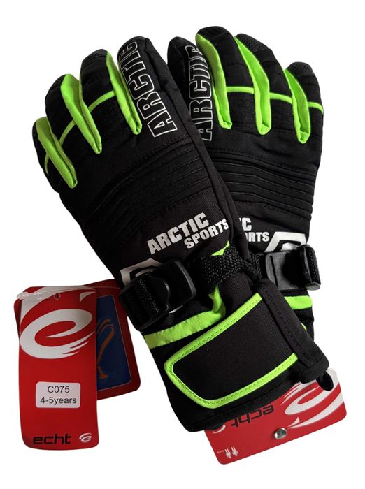 Rękawiczki Narciarskie Dziecięce Rękawice Ocieplane 4-5 Lat Wodoodporn