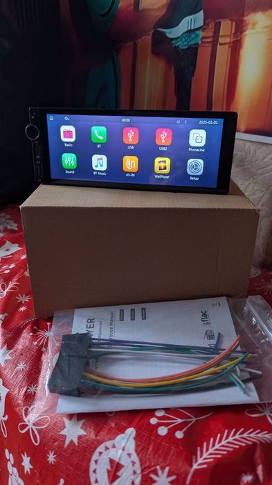 Магнітола 1DIN 6.9" CarPlay Android Auto | Bluetooth | Камера | MP5