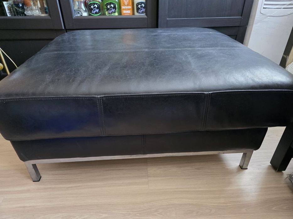 Sprzedam pufę skórzaną ikea