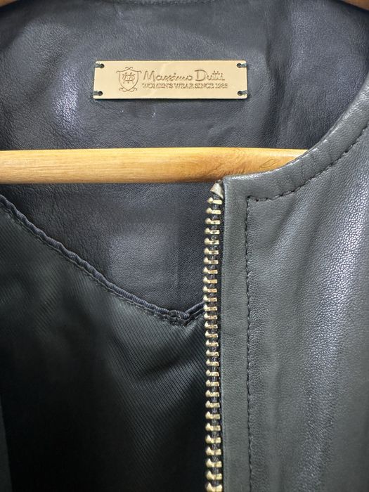 Шкіряна куртка Massimo Dutti