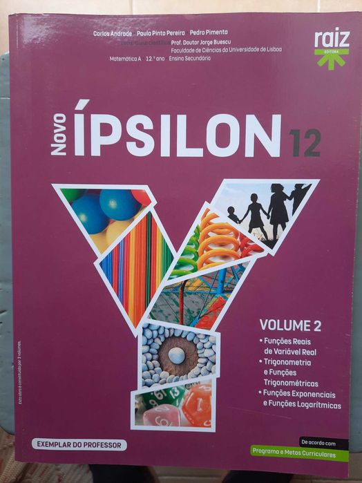 Novo Ípsilon 12 - Matemática 12.º ano