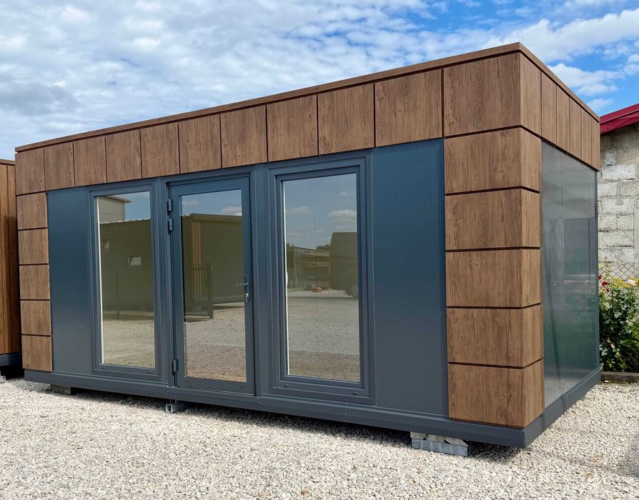 DOSTĘPNY OD RĘKI pawilon z płyty warstwowej sklep biuro kiosk Auto komis PRODUCENT Transport 6mx3m - Widok 4