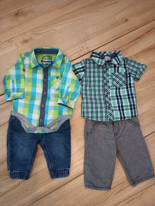 Zestaw ubranek dla chłopca roz 56 i 62