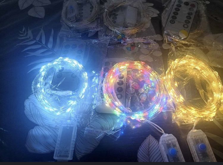 Гірлянда 5м/10м LED, USB (Пульт та батарейки)