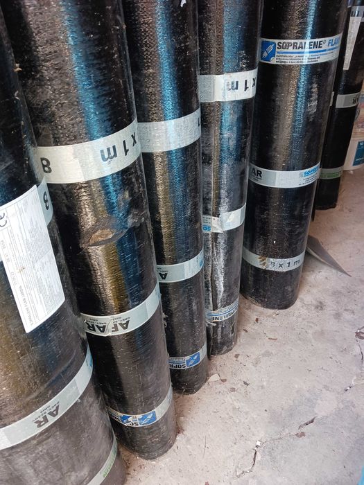 Papa nawierzchniowa soprema sopralene flam jardin