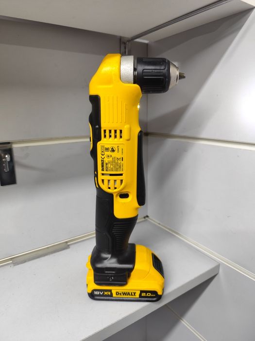 Вживаний кутовий шуруповерт DeWalt DCD 740 акумуляторний Деволт оригін