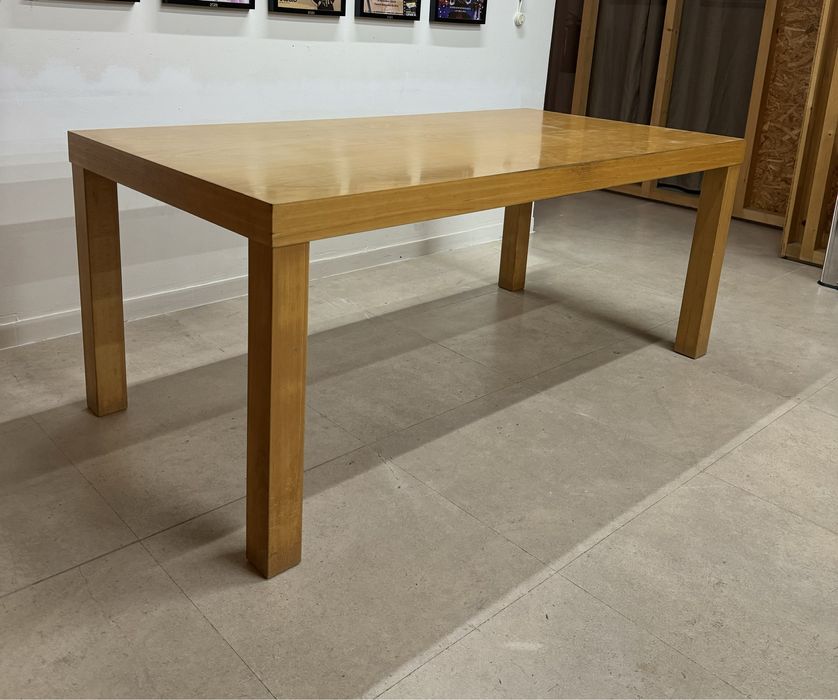 Mesa em madeira faia, 180x90