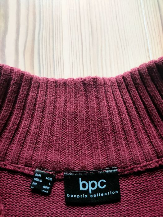 Sweter męski bordowy rozmiar L jak nowy