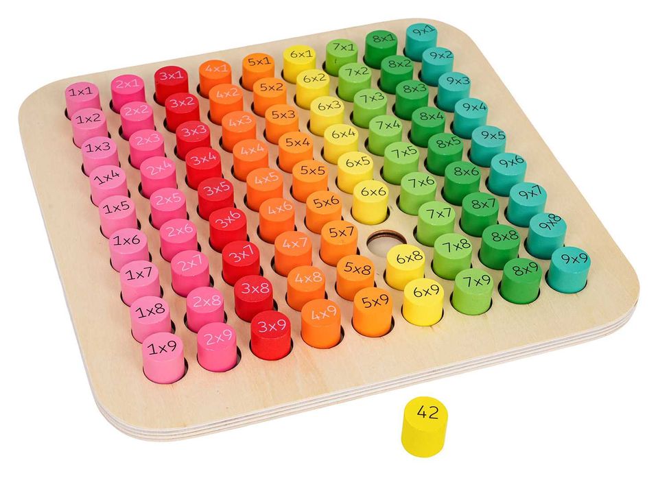 Edukacyjna Drewniana Tablica do Nauki Mnożenia Dla Dzieci YY-3184
