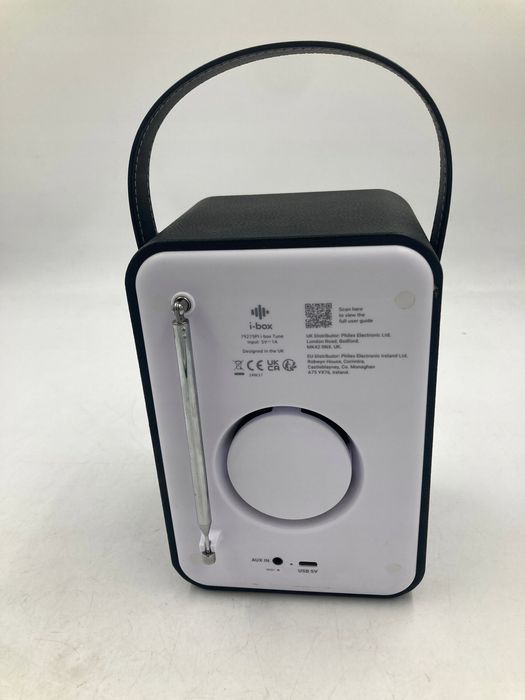 outlet przenośne radio sieciowo-bateryjne dab+ ibox z bluetooth szary