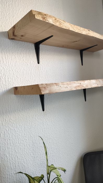 Prateleiras pinho c/suportes