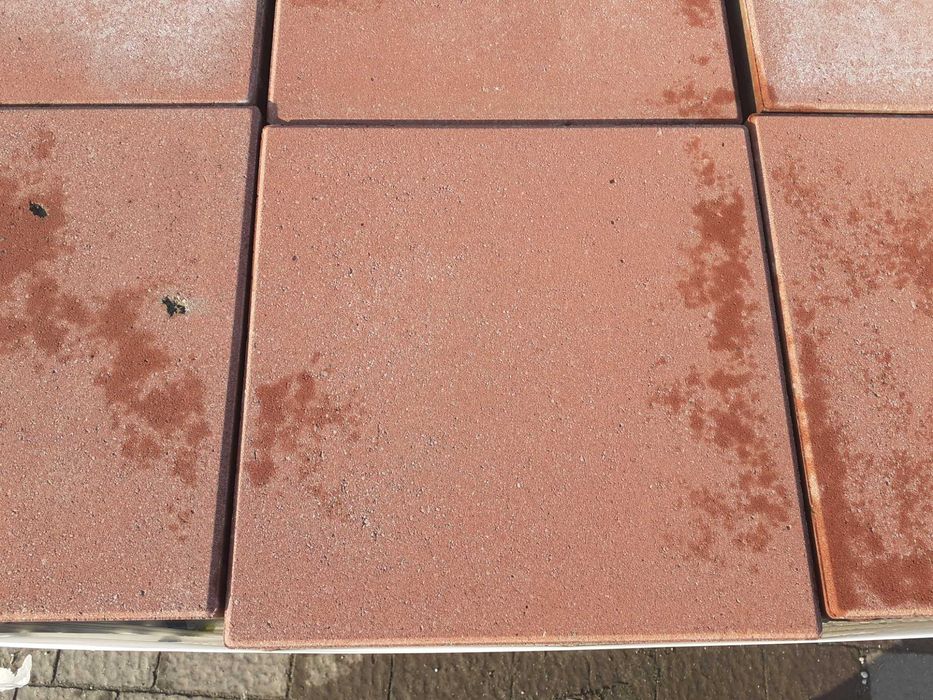 Płytka Chodnikowa Tarasowa 35x35x5 Bordo Promocja Jadar II gatunek