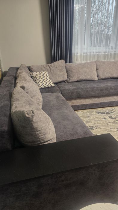 Диван кутовий з тканини